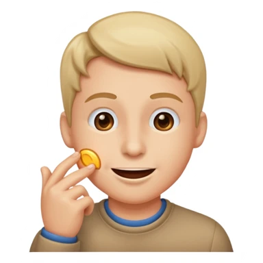 Looking around whistling  sticker