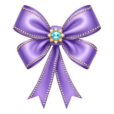 light violet ribbon with jewelry sticker