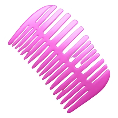 pink comb sticker