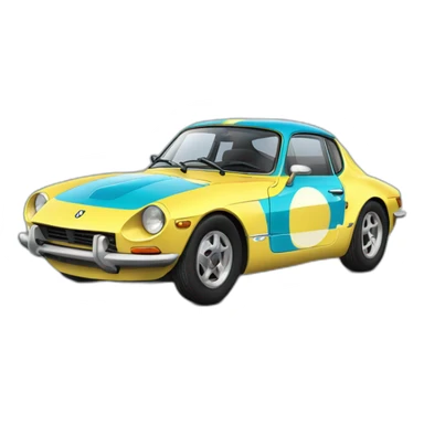 Alpine A110 sticker