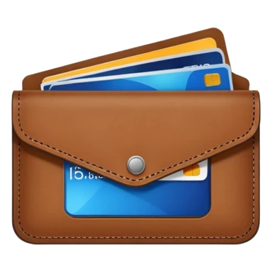 wallet credit card sticker