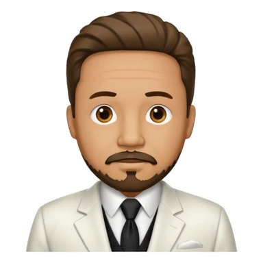 Kernel sanders with goatee beard sticker