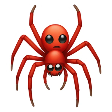 red spider emoji sticker