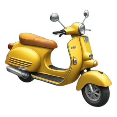 scooter dans la piscine sticker