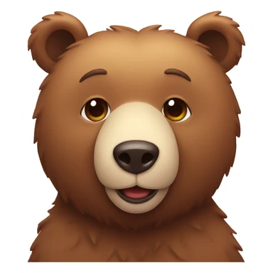 Bear with heart sticker