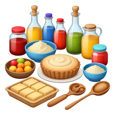 hobby baking ingredients sticker