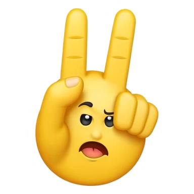 emoji sticking middle finger up sticker
