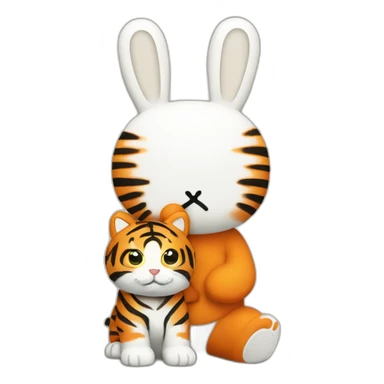 miffy withTiger sticker