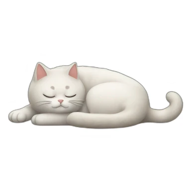 cat sleeping by the window sticker