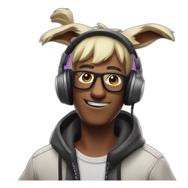 DJ Fortnite Lama sticker