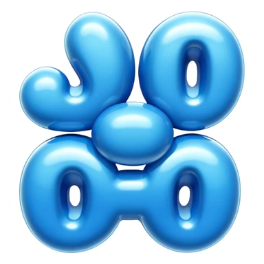“Woof” in bubble letters sticker