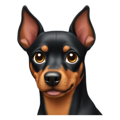 Pinscher  dog sticker