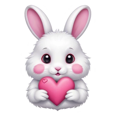 Conejo corazón  sticker
