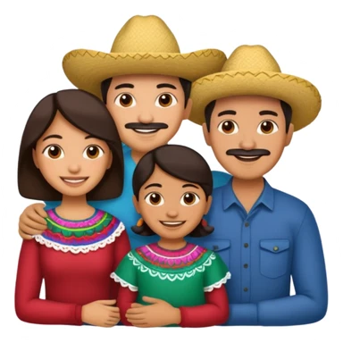 Mexican family sticker