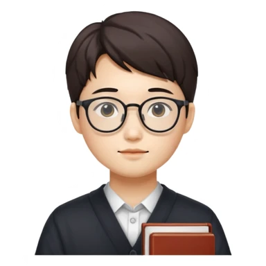 korean student sticker