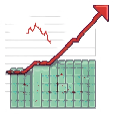 Increased blood pressure in the style of an icon sticker