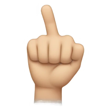 back of hand, pointing,  sticker