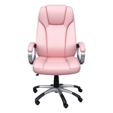 Light pink office chair sticker