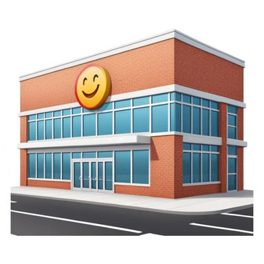 large grocery supermarket building exterior sticker
