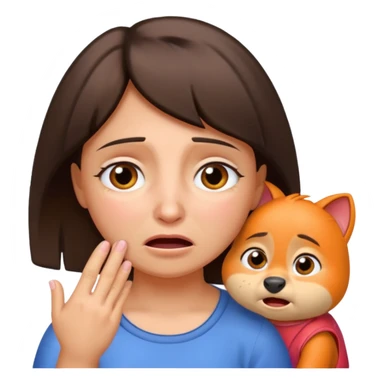 Make Dora and Swiper crying sticker