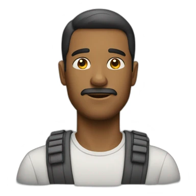 homme qui hausse les épaules sticker