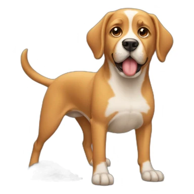 dog takes a poop sticker