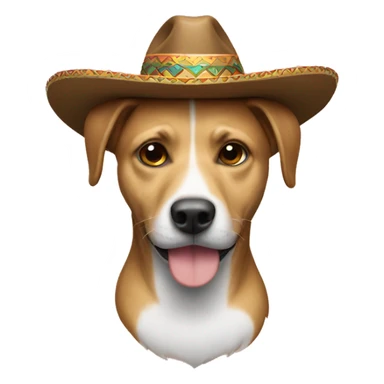 Perro con sombrero  sticker