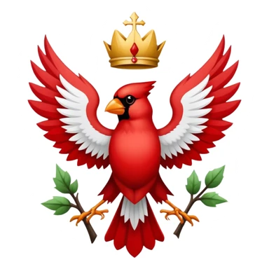 Cardinal's emblem sticker
