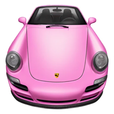 Pink porshe sticker