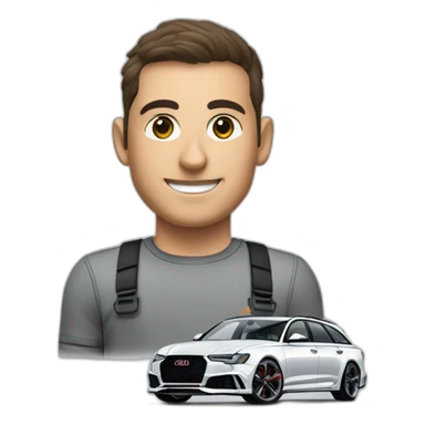 A audi rs6 sticker