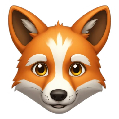 Different fox species together sticker