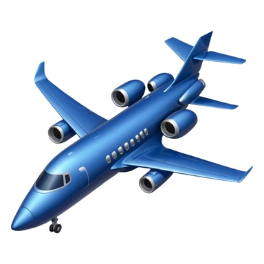 a cj2 jet plane the solid color dark blue sticker