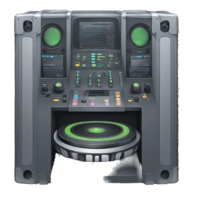 DJ console sticker