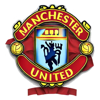 Logo Manchester United avec Manchester City  sticker