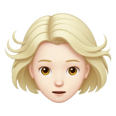 Emo flipping hair  sticker