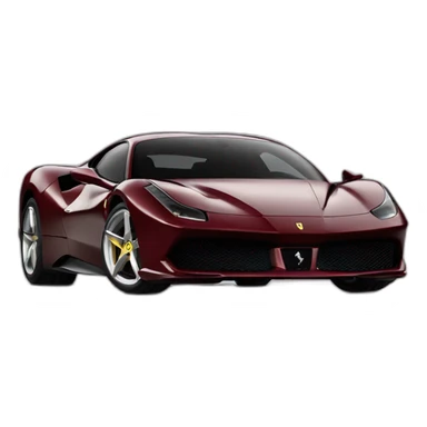 Ferrari sf90 maroon sticker