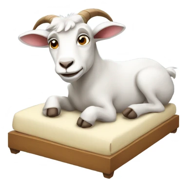 goat going to bed sticker
