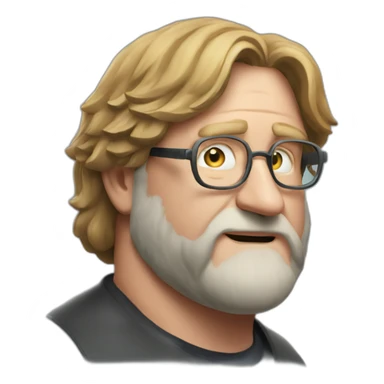 gabe newell sticker