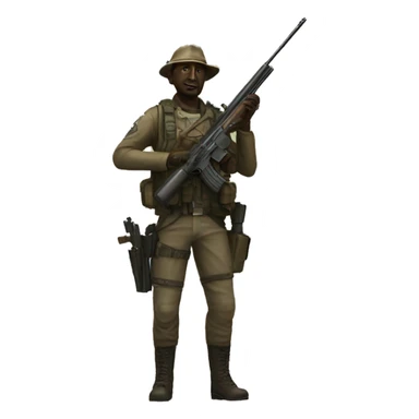 NCR ranger veteran with a sniper sticker