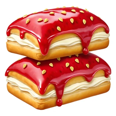 Strawberry Glaze Pastries
 sticker