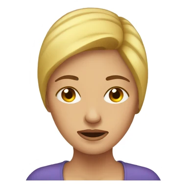 woman headache sticker