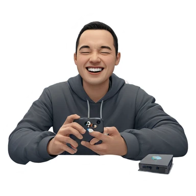 boys sharing a joyful moment sticker