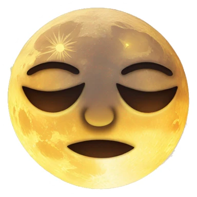 moon kissing the sun sticker