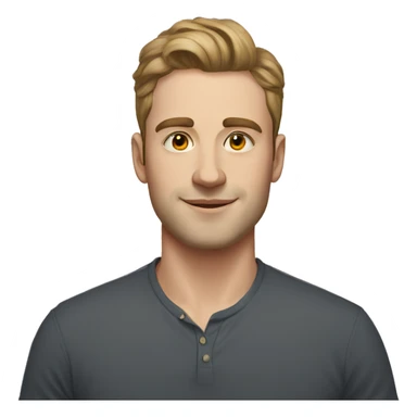 Portrait, British Male, mid 20s, named Charlie sticker