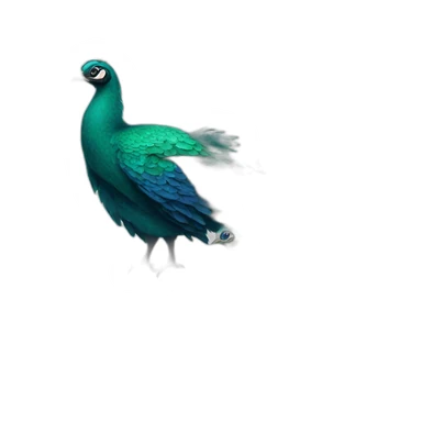 motorcycle peacock sticker