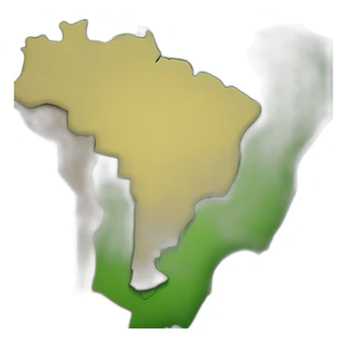 Brasil map sticker