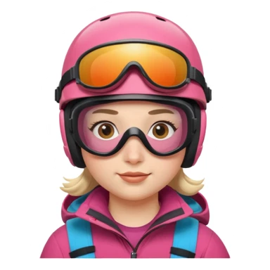 skier sticker