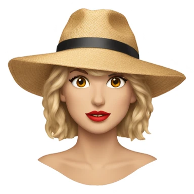 Taylor Swift wearing the 22 hat sticker
