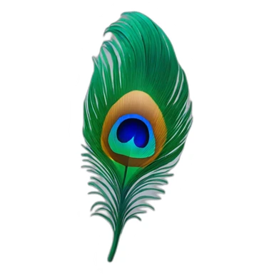 Peacock's feather  sticker