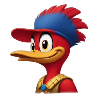 Woody woodpecker sticker